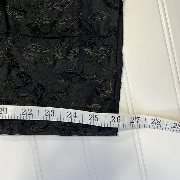 Marc Jacobs Black Satin Jacquard Dress Pants Size 6 - Picture 12 of 12